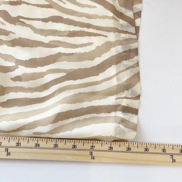 NEW Soft Surroundings Safi Pants in Neutral Zebra Wide Leg Palazzo Pull On - 3X - Picture 10 of 10